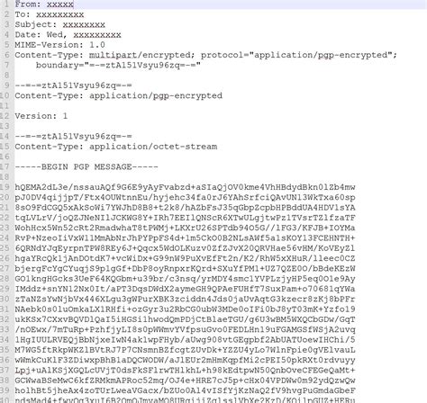 You can use the pgp encrypt and sign filter to generate a pretty good privacy (pgp) encrypted message. email - Receiving a response that is PGP encrypted ...