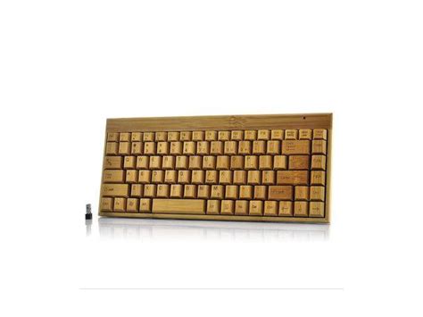 Wireless Handcrafted Eco Friendly Bamboo Keyboard