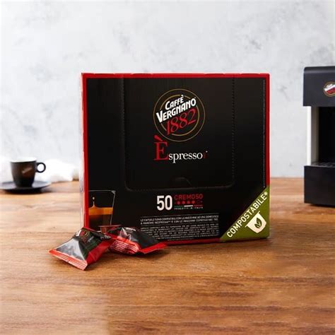 Pack 50 Cremoso Èspresso 1882 Compatibili Nespresso Caffé Vergnano