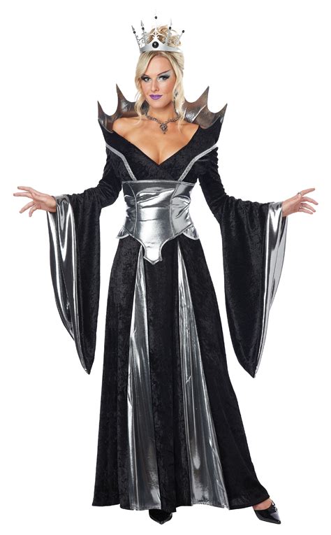 california costumes women's malevolent queen costume, black/silver ...