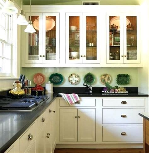 Design, the standard corner storage cabinet has been around for hundreds of years. We like these upper cabinet doors ... tall and slender, one piece of glass. Two doors each ...