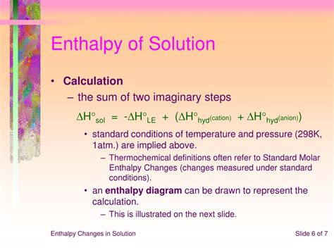 PPT - Enthalpy Changes in Solution PowerPoint Presentation, free ...