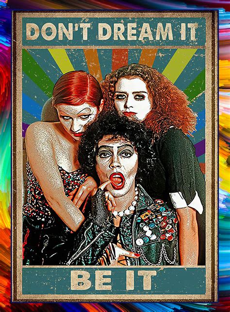 Rocky horror picture show don't dream be it poster