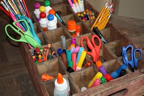 Organizing Kids Craft Supplies Ohdeedohgood