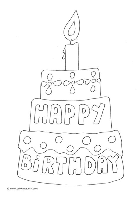 Pack these spring printables into a picnic basket for a family outing. Birthday Coloring Pages