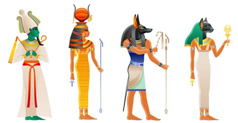 Egyptian Gods And Goddess By Michal Boubin