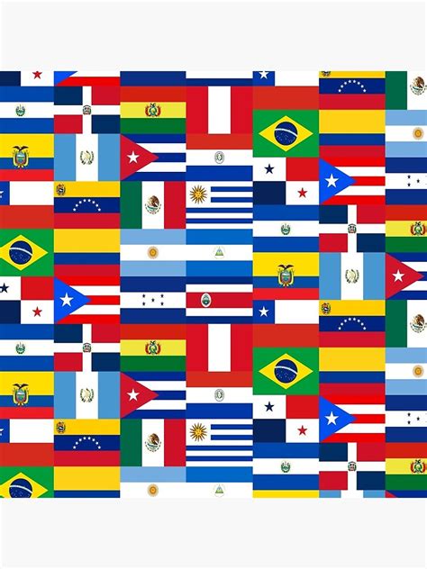 Flags Of Latin America Pin For Sale By Geronimogeorge Redbubble