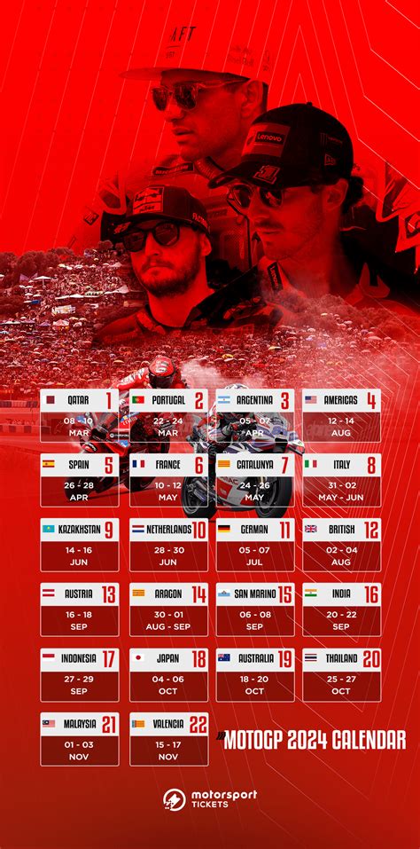 Motogp 2024 Calendar Tickets And Talking Points For Next Season