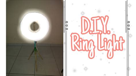 Diy Ring Light Caseira Youtube