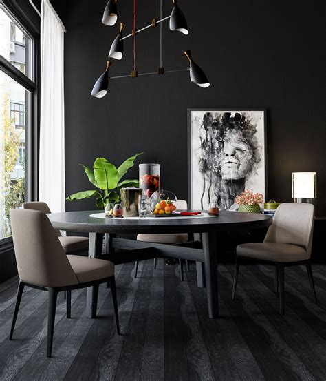 Black Dining Black Dining Room Chairs Dining Room Chairs Interior