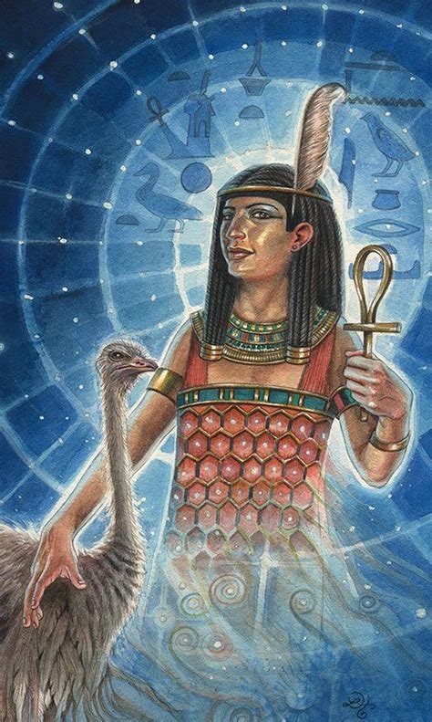 Arte Egipcia Deuses Egípcios Deusa Maat