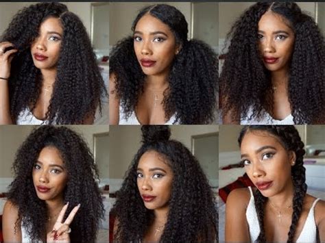 Experiment with different hair colors with your curly weave. Different Ways to Style Your Wig ft RPGSHOW Curly Wig ...