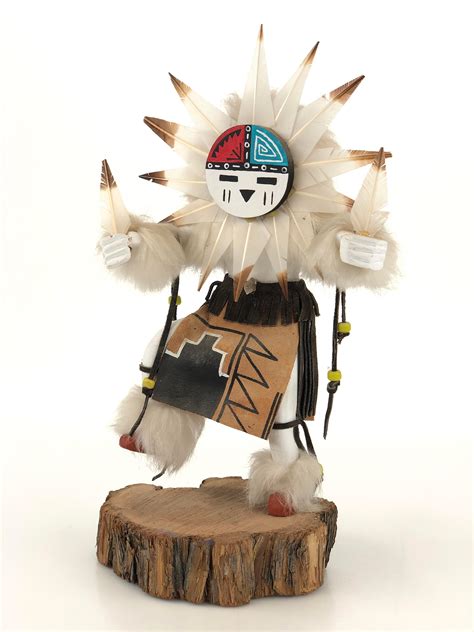 Lot Native American Navajo Sunface Kachina Doll