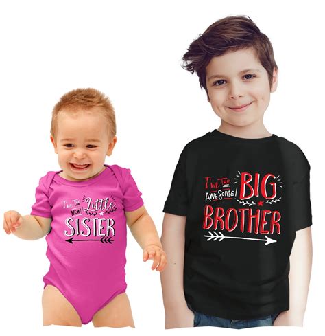 Texas Tees Big Brother Onesie Matching Brother And Sister Outfits