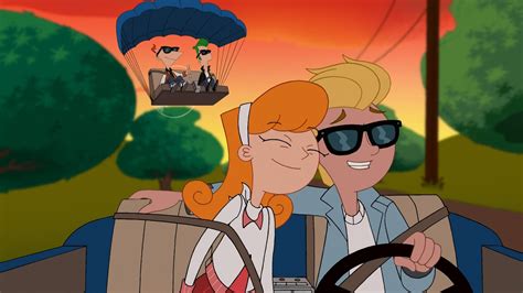 Image Candace And Jeremy In Their Sweet Ride Phineas And Ferb
