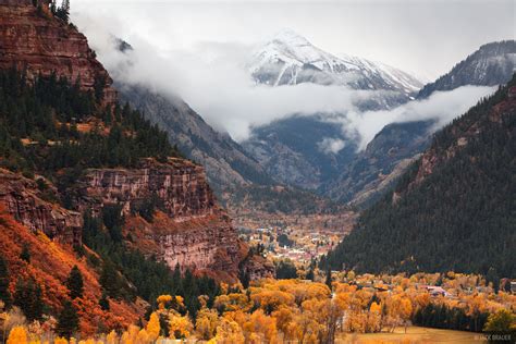 Ouray Stormy Autumn Ouray Colorado Mountain Photography By Jack Brauer