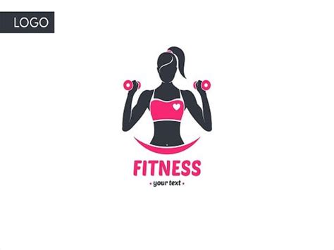 Women Fitness Logos