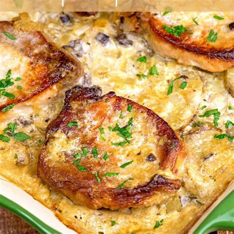 Place chops in the instant pot. Pork Chops & Scalloped Potatoes Casserole - Tasty Food