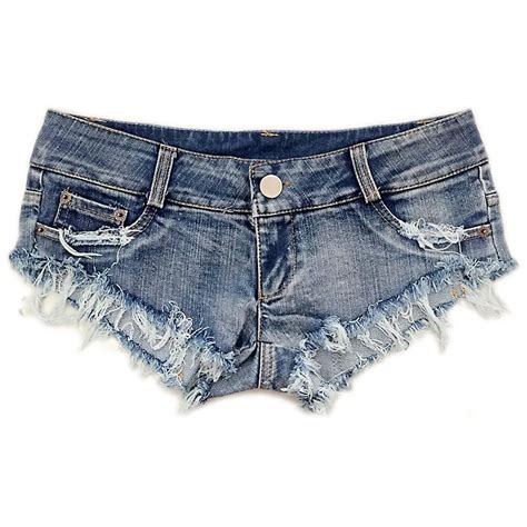 Fashion Micro Mini Short Sexy Denim Short Jeans Summer Low Waist Thong Jeans Ladies Bikini