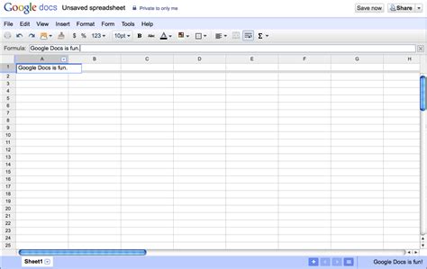Google Spreadsheets Tutorial Getting Started
