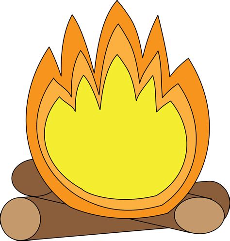 Mix of campfires in the woods or on the beach and great gifs of fireplace wood burning. Campfire Cartoon | Clipart Panda - Free Clipart Images
