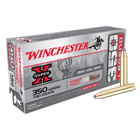 Winchester Super X Rifle 350 Legend 180 Gr Power Point Box20
