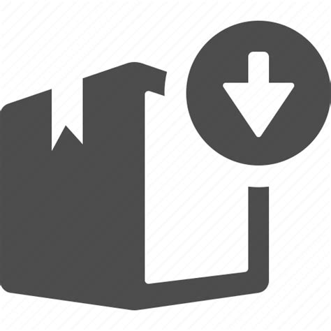 Arrow Box Crate Delivery Download Logistics Package Icon