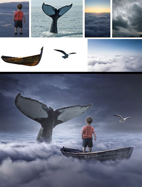 My Dream Whale Photo Manipulation Tutorial