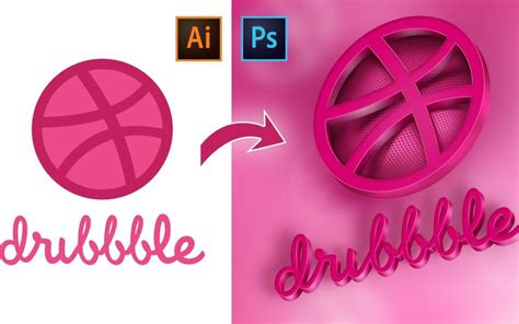 How To Make 3d Logo Using Adobe Illustrator And Photoshop Tutorial