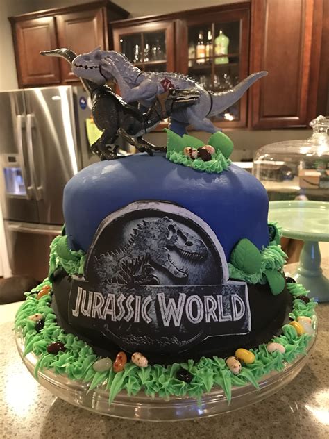 Jurassic World Birthday Cake Dinosaur Birthday Cakes Themed Cakes Birthday Cake