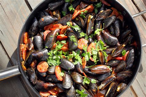 Moules à l espagnole Le Marché du Pêcheur