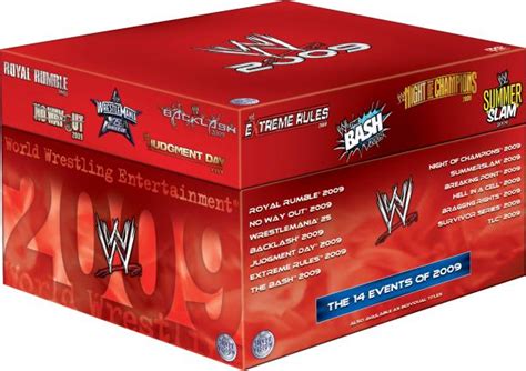 Wwe 2009 Ppv Collection 16 Disc Box Set Dvd