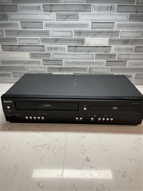 Sanyo Fwdv F Dvd Vcr Recorder Combo Player No Remote Tested