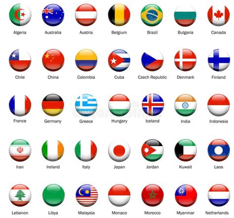 Flags Vector Of The World Stock Vector Illustration Of South 41846160
