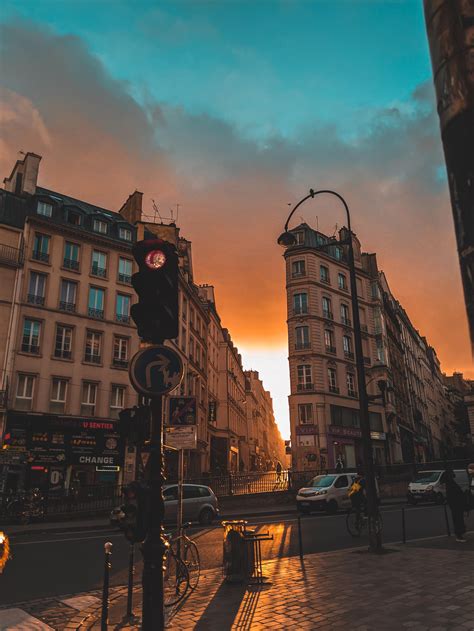 Epic Sunset In Paris Pics