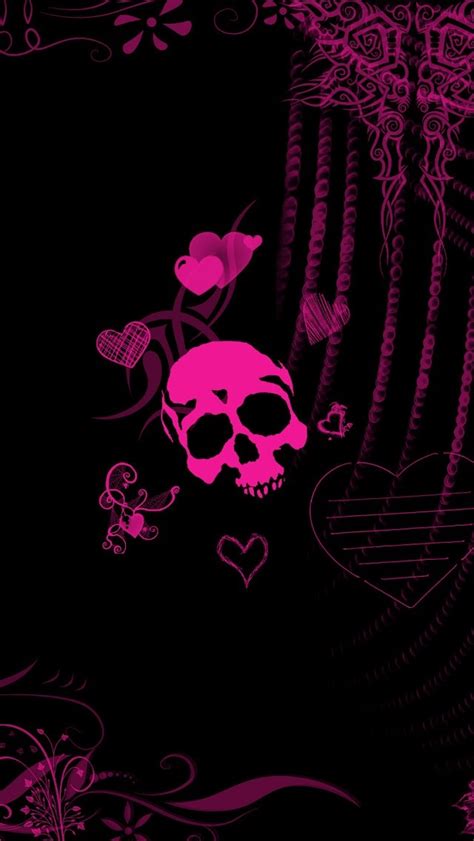All of these hearts background images and vectors have high resolution and can be used as banners, posters or wallpapers. 74+ Pink Skull Wallpaper on WallpaperSafari