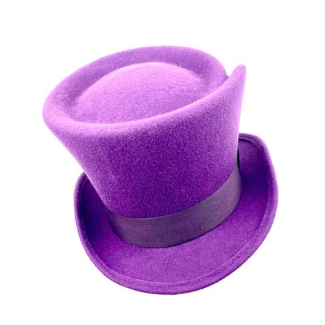 Purple Top Hat Custom Top Hat Amazing Top Hat Purple Hat Purple
