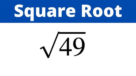 Is Square Root Of 49 A Whole Number