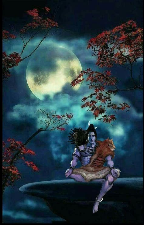 Lord Shiva As Adiyogi In Creative Art Painting Arte Shiva Shiva Tandav