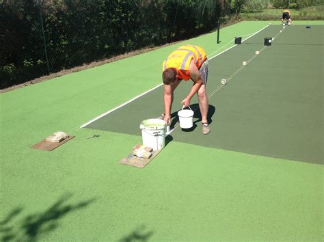 Tennis Court Painting Uk Tennis Courts Colour Coating