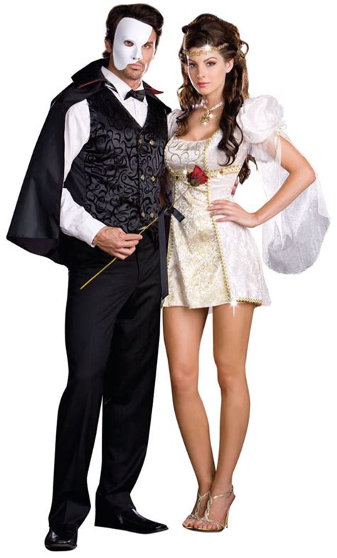 the best couple s halloween costumes ever phantom of the opera erik and christine