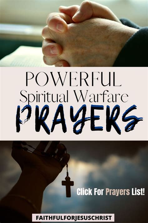 Powerful Spiritual Warfare Prayers Spiritual Warfare Prayers