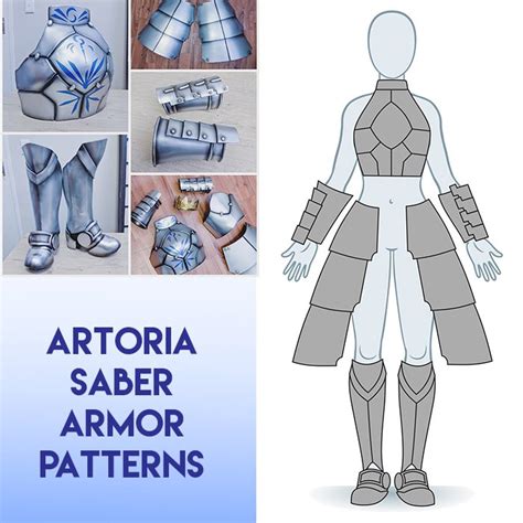 Kinpatsu Cosplay Lol Worlds On Twitter The Artoria Armor Patterns