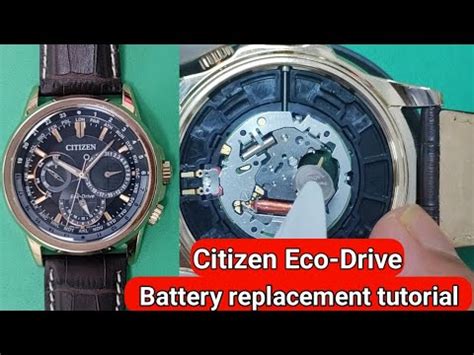 How To Replace The Battery On Citizen Eco Drive Watch Caliber 8729