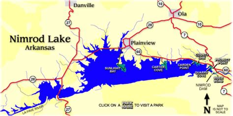 Map Of Lake Nimrod Favorite Crappie Lake In The State To Fish Caught