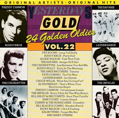 Various Yesterdays Gold Vol 22 24 Golden Oldies Cd