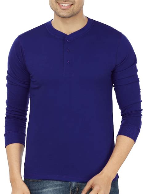 Buy Solid Royal Blue Cotton T Shirt For Men From Weardo For ₹436 At 45