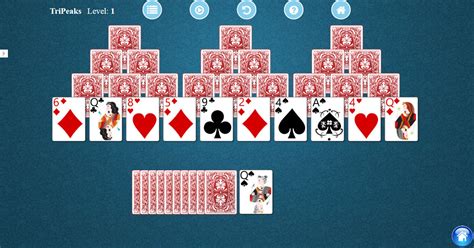 Tri Peaks Solitaire Play Free Card Games Online