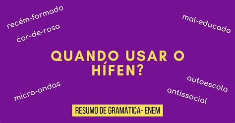 Recém Formado Tem Hífen