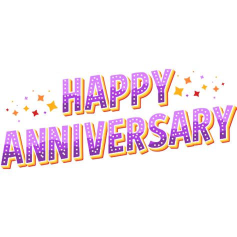 Happy Anniversary Stickers Free Communications Stickers